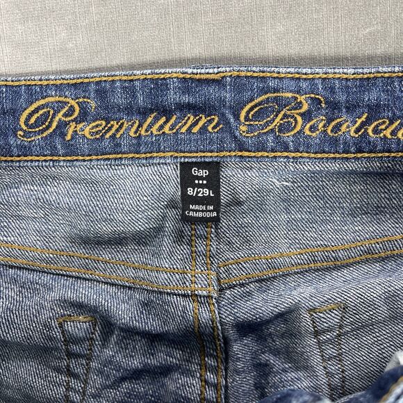 GAP Women's Boot Cut Jeans - Blue - Picture 5 of 8